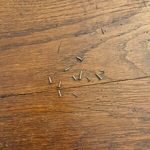 Set of 11 Titanium Threadless Posts in different sizes